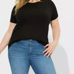 Torrid Tissue Weight Short Sleeve Sweater